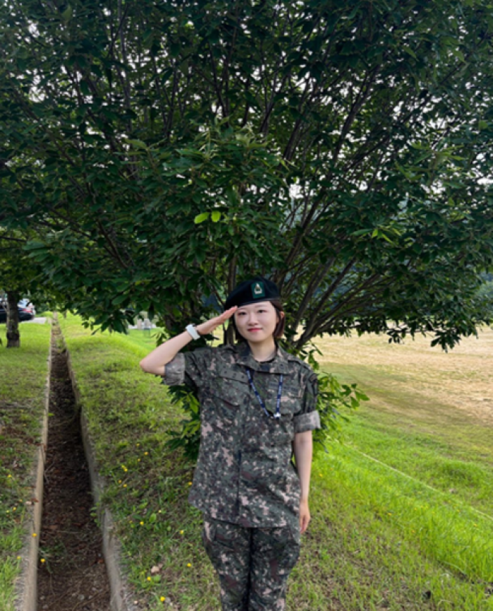 21학번 오서윤 선배님 - 국군 제505보병여단 작전장교